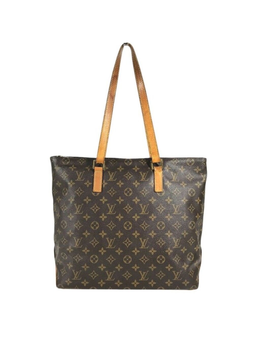 Louis Vuitton Shoulder Bag Cabas Alto Monogram Canvas Brown